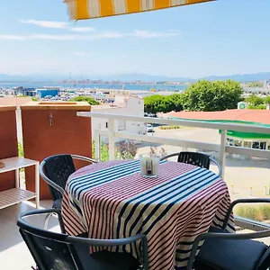 Roc Mar 7 2a - Apartamento Cerca Del Centro Y De La Playa - Terraza Con Vistas Al Mar Y Al Puerto Appartement Roses
